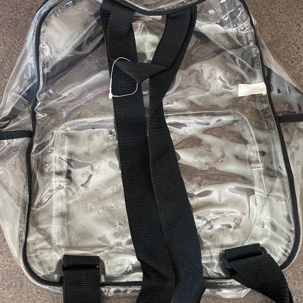 Clear backpack - Picture 2 of 2